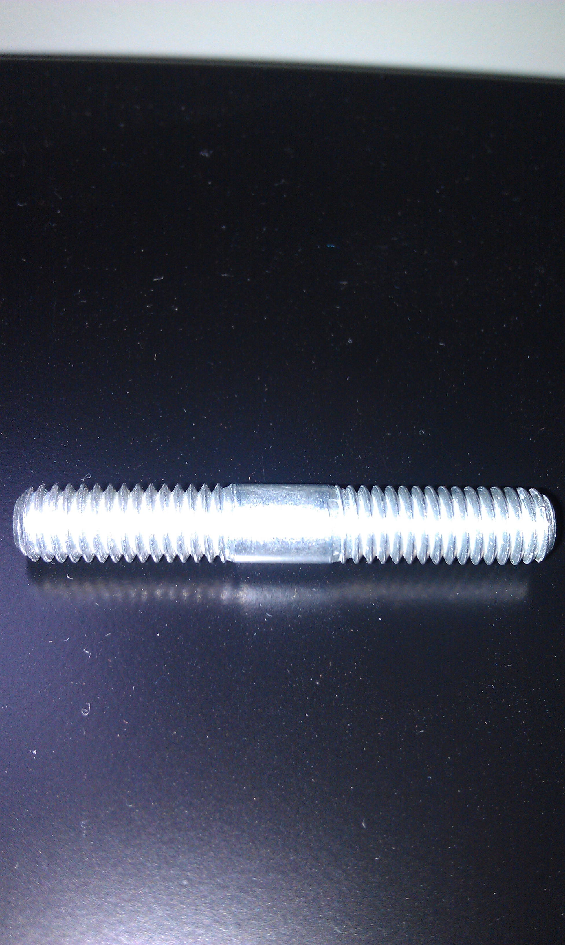 Double deals threaded bolt