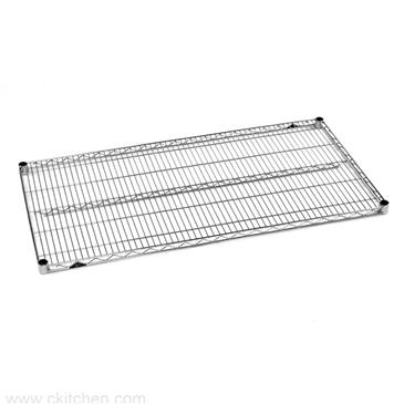 Stainless Steel Metro Super Erecta Shelves for Direct and Post Wall Shelving