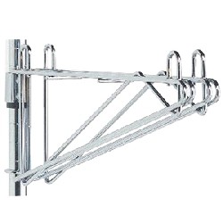 Stainless Steel Metro Super Erecta Double Shelf Supports