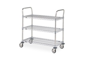 Stainless Steel Metro MW700 Series Cart