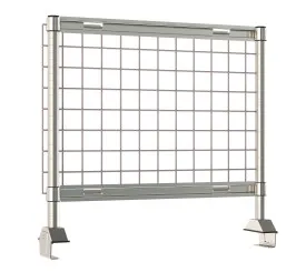 Stainless Steel Metro Tableworx Smartwall Grid Only Risers